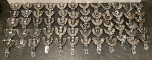 60er set dental abdrucklöffel - set, dental-abdrucklöffel
